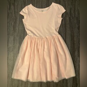 Carters pink short-sleeve dress